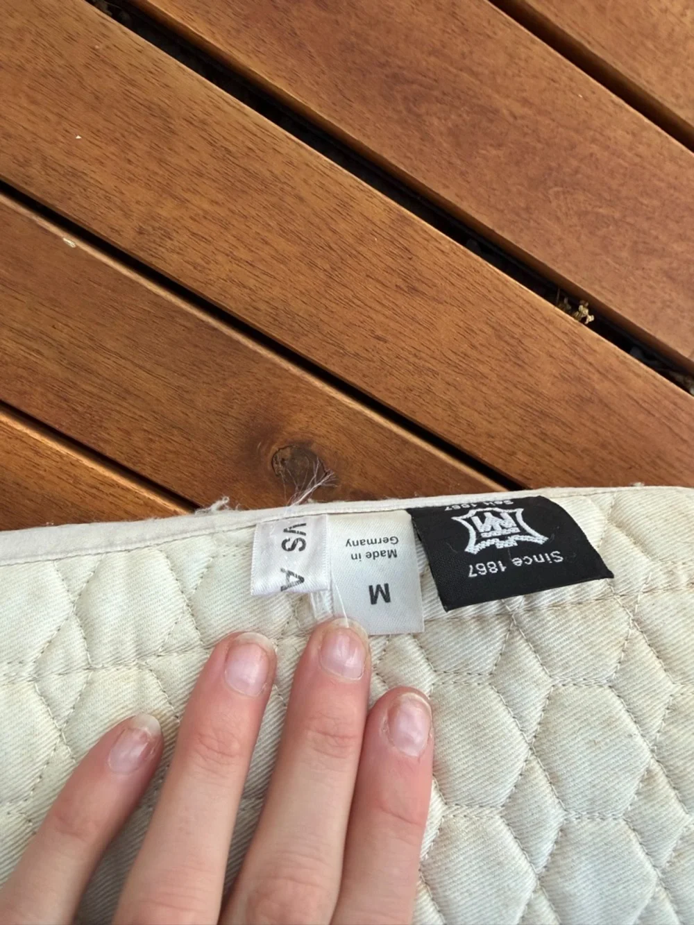 E. A. Mattes GOLD EuroFit Pad with Bare Flaps white with sheepskin size medium - Picture 4 of 7